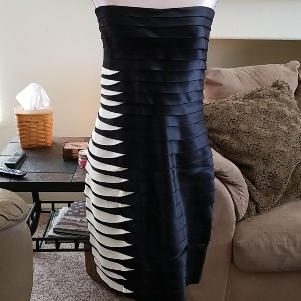 Black and White Formal Dress - Picture 1 of 6